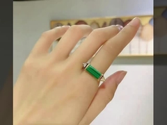 Les Berlingots De Car tier Ring 18K Gold Diamonds Ring Luxury 12 Diamonds 0.33 Carat