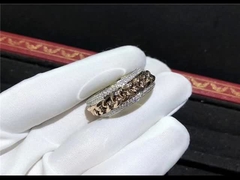 Stylish 18 Karat Gold Piaget Diamond Ring For Wedding / Engagement the diamond jewelry factory